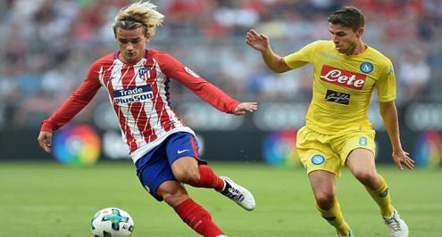 أتلتيكو يهزم نابولي بثنائية في افتتاح كأس أودي الودية